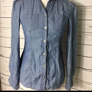 Banana Republic jean long sleeve shirt